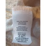 Women’s Peach Love Size M Oatmeal Knit Waffle Patterned Top Size M Photo 4