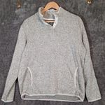 Eddie Bauer Womens Gray Radiator Fleece 2.0 Snap Mock Neck Sweater XL Photo 2