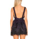 Lovers + Friends NWT‎  Revolve Navy Blue Cleo Lace Mini Dress Size MEDIUM Photo 2