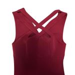 J Peterman Stunning Elegant Front Criss‎ Cross Halter V Back Dress Photo 3