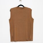 Cyrus  Light Brown Sleeveless Knit Top Size Large Photo 1