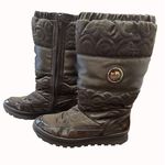 Coach Sinature women’s brown quilted nylon snow boots 7B SKU 6377 Photo 2