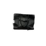 Rebecca Minkoff MAB Carryall Tote Black Leather Large Purse Metal Feet Spacious Photo 13