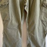 American Eagle AE Stretch Classic Bootcut Cargo Pant Size 16 Olive green utility Photo 6