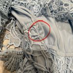 Yumi Kim  Baby Blue Jet Set Lace Romper, Sz Small Photo 13