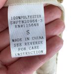 Just Black Cream Beaded Tank Blouse Small Photo 5