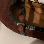 Clarks Artisan Purple Suede and Leather Slip On Low Wedge Loafers 8 Photo 14