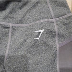 Gymshark Grey Crop Yoga Pant Leggings with Mesh Photo 3