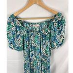 Loft Ann Taylor  Floral Print Off Shoulder Maxi Dress Size Small Photo 3