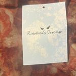 New with Tags Rebellious Dreamer Rose Mesh Tie Photo 3