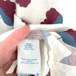 BODEN White Printed Dream Linen Anna Tunic Dress Lace Up 100% Linen Blue Size 6 Photo 6