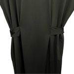 Jane Lamerton black satin lace trim belted midi robe size small NEW Photo 5