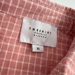 The shirt Rochelle Behrens smocked long sleeve shirt tuckernuck check pink XS Photo 5