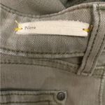 Pilcro and the Letterpress  Serif Green Zipper Skinny Jeans Photo 5