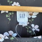 Gap  Black White Floral Dress Tunic Wide Sleeves Women’s size Small Modest‎ Fit Photo 2