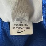 Nike Athletic Shorts Womens S Blue Dri-FIT Striped Quick Dry Athleisure Fitness Photo 4