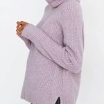 Madewell Mercer Turtleneck Sweater Coziest Yarn in Heather Wisteria Size Small Photo 2