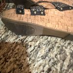 Corkys Black and Gold Wedge Sandals Size 8.5 Photo 3