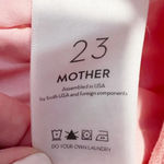 NWT MOTHER SNACKS The Fun Dip Utility Puddle Jeans in Dark Pink size 23 Wide Leg Photo 7