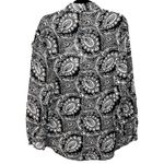 Diane Von Furstenberg Vintage 1995  Paisley Print Collared Button Down Blouse Photo 1