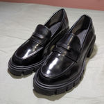 Sincerely Jules Dylan Faux Leather Platform Maryjanes W7.5 Black Size 7.5 Photo 0