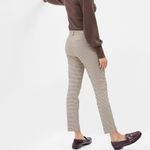 Crosby Mid Rise Plaid Ankle Length Skinny Leg Trouser Pants Size 4 Photo 1