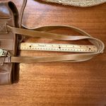 Dooney & Bourke Vintage Norwalk Leather Bucket Shoulder Bag Dark Tan / Lt Brown Photo 15