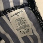 Lands' End  Tankini Top Dress Underwire Removable Pads Striped Navy Blue White 10P Photo 2