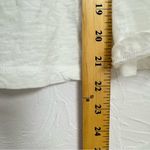 J.Crew  White Eyelet Blouse Womens M Short Sleeve Babydoll Tee Shirt Romantic Photo 6