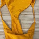 JADE SWIM Bare Minimum Bikini Bottom Sunset Sheen Womens Size Large Photo 6