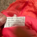 Elegant Coral Lace Midi Dress Pink Size 12 Photo 1