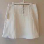 Copper Key White Flared Cotton Mini Skirt High Waist Stretch Denim XL NWT Photo 1