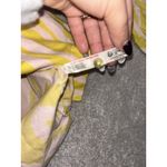 Anthropologie pajama set pants long sleeve green pink zebra stripe Photo 3