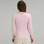 Lululemon Hold Tight Long Sleeve Pink Tee Photo 2
