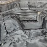 Via Spiga Womens Shoulder Bag Large Black Patent Leather Pockets Lined Hobo Photo 13