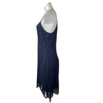 LAUREN Ralph Lauren Blue Lace Floral Sleeveless Cami Camisole Mini Dress Size 10 Photo 2