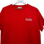 Ganni  Red Logo Graphic T-Shirt Women’s Small Photo 2