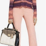 BCBGMAXAZRIA Reva Sweater NNI1H807 Ombré Purple Orange Size Small Viscose Linen Photo 0