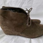 Nine West Dark Green Lace Up Booties Size 9.5 Photo 2