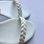 Stuart Weitzman  Braided Jelly Flats Strappy Sawyer Slip On Slide Sandals‎ Shoes Photo 4