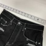 Carmar Shorts Womens 25‎ Black High Rise Distressed Denim Cutoffs Photo 4
