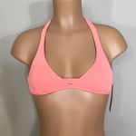 Roxy neon light sherbet orange bikini top. NWT Photo 2