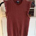 Paige Gardenia Sleeveless Sweater Tank Photo 0