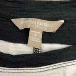 Banana Republic Black & White Striped Short Sleeve Cotton Mini Dress Size SP Photo 10