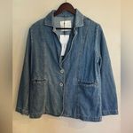 Stradivarius  Women's Medium Wash Denim Blazer Jacket Size M NEW Photo 0