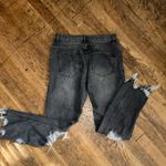 Black Ripped Jeans Size 24 Photo 5