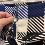 7th Avenue Design Studio Madie Pant Womens‎ 12 Blue Houndstooth Paper Bag NWT Photo 4