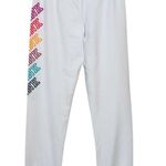 Victoria's Secret  Pink White Rainbow Spell Out Joggers Sz XS Photo 3