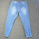 Vince Blue Co Jeans Womens 20‎ Distressed Raw Hem Skinny Jeans Light Wash Denim Size undefined Photo 1