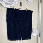 Lane Bryant NTM: New with Tags Black Lace Pencil Skirt with Scallop Hem Sz 22 Photo 12